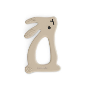 Suavinex Wonderland Rabbit Teethers - Beige - Baby Feeding | Peekaboo Baby