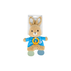 Peter Rabbit Sensory Blanket with Crinkle & Teethers - Front View
