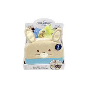 Peter Rabbit Soft Tissue Box Play Set - front-facing product shot on white background | Peekaboobaby