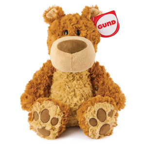 GUND Bexley Brown Teddy Bear Plush - 30cm - main view | Peekaboobaby