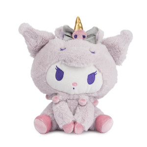 Kuromi Pastel Unicorn Small Plush Toy - 20cm - main view | Peekaboobaby
