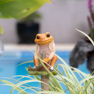 Jardinopia Beatrix Potter Mr. Jeremy Fisher Cane Companion - main view | Peekaboobaby