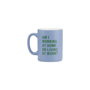 Say What? 'Working At Home' Small Stoneware Mug - 400ml