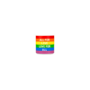 Say What? 'All For Love' Medium Rainbow Planter - Pride