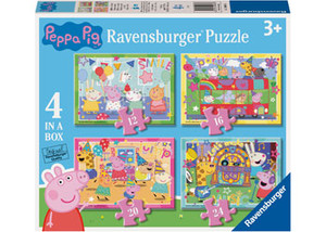 Ravensburger - Peppa Pig Puzzle 12/16/20/24 Pieces - box front