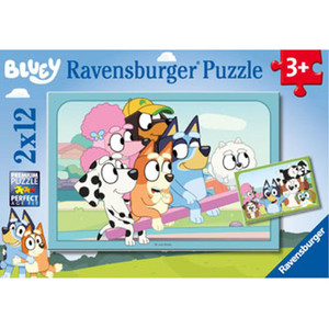 Ravensburger Bluey's Adventures! Puzzle 3x49 - main image | Peekaboo Baby