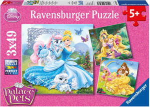 Ravensburger - Disney Belle Cinderella Rapunzel Puzzle 3x49 Pieces - box front
