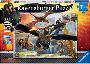Ravensburger - HTTYD Easily Tamed Dragons Puzzle 150 Pieces - box front