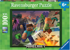 Ravensburger - Monster Minecraft Puzzle 100 Pieces - box front