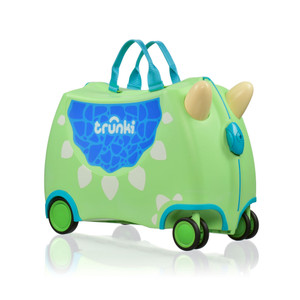 Trunki Glide Ride-on Luggage - Dudley the Dinosaur - image 1
