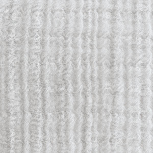 Theraline Muslin Maternity and Nursing Pillow Cover Light Grey - U-shaped cover in light grey muslin cotton on white background