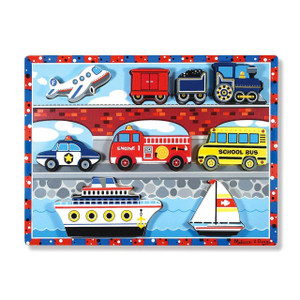 Chunky Puzzle - Vehicles - Cars, Train, Plane, Boat Chunky Puzzle - Vehicles - Cars, Train, Plane, Boat