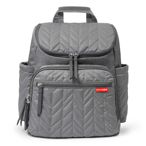 plain grey backpack