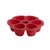 Beaba Silicone Multiportions Tray 6 x 90ml - Red 