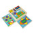Melissa & Doug Beginner Wooden Pattern Blocks set with 30 colourful wooden shapes and design boards