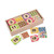 Close-up of Melissa & Doug numbers puzzle card pair showing numeral 5 and five counting objects
