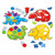 Orchard Toys Dotty Dinosaurs - colour and shape matching cards featuring dotty dinosaur characters