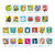 Orchard Toys Alphabet Flashcards - alphabet reference board showing all 26 letters | Peekaboo Baby