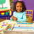 Melissa & Doug See & Spell Wooden Boards showing all boards and letter tiles spread out