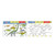 Melissa & Doug Colour A Mat Dinosaurs Placemat showing T-Rex Triceratops Stegosaurus and prehistoric scene