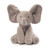GUND Flappy Elephant animated plush, front view with ears raised in peek-a-boo pose