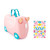 Trunki Flossi Flamingo suitcase side view