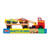 Melissa & Doug magnetic car loader wooden truck with magnetic crane arm
