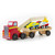 Melissa & Doug magnetic car loader toy wooden crane picking up toy car