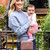 Skip Hop Greenwich Convertible Hip Pack Dusty Rose front view showing exterior
