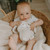 Bunnies By The Bay Cream Nibble Bunny Toy - Tiny 20cm - lifestyle shot | Peekaboobaby