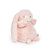 Bunnies By The Bay Pink Nibble Bunny Toy - Tiny 20cm - front view | Peekaboobaby