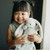 Bunnies By The Bay Grey Nibble Bunny Toy - Tiny 20cm - back view | Peekaboobaby