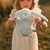 Bunnies By The Bay Grey Nibble Bunny Toy - Tiny 20cm - side view | Peekaboobaby