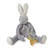 Bunnies By The Bay Bunny Toy Dummy Holder Lovey - Grey