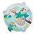 Skip Hop Tropical Paradise Activity Gym showing flamingo and tropical character plush toys