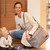Storksak Expandable Tote Grey lifestyle