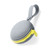 Skip Hop Grab and Go Silicone Pacifier Holder Grey on pram