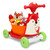 Skip Hop Zoo Fox 3-in-1 Ride On in wagon and walker mode