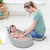 Skip Hop Moby Whale 3-Stage Baby Bath Tub Grey - full product view