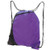 Plain Drawstring Wet Bag/Library Bag - Purple