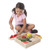 Melissa & Doug wooden play food cutting set sliced lemon and fruit pieces