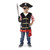 Child in pirate costume with Melissa & Doug play sword and hook