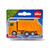 SIKU refuse truck model MB-0811 in original retail blister pack showing blue and yellow branded card with multilingual product name