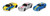 SIKU Sports Car Set with Bugatti Veyron, Mercedes-Benz SLR McLaren and Dodge Viper die-cast models on white background