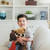 Gund Fuzzy 38cm Plush Toy Bear : Beige - packaging and contents detail | Peekaboobaby