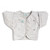 ergopouch Baby Organic Butterfly Cardi Grey Marle wrap front detail