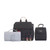 Storksak St James Black backpack open interior