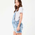 Buy Ripe Maternity Denim Short Overalls - Pale Blue Online | Peekaboo Baby