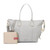 Babymel Roxy Nappy Bag Tote - Pale Grey Babymel Roxy Nappy Bag Tote - Pale Grey