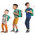 Skip Hop Zoo Pug Toddler Backpack name card window detail